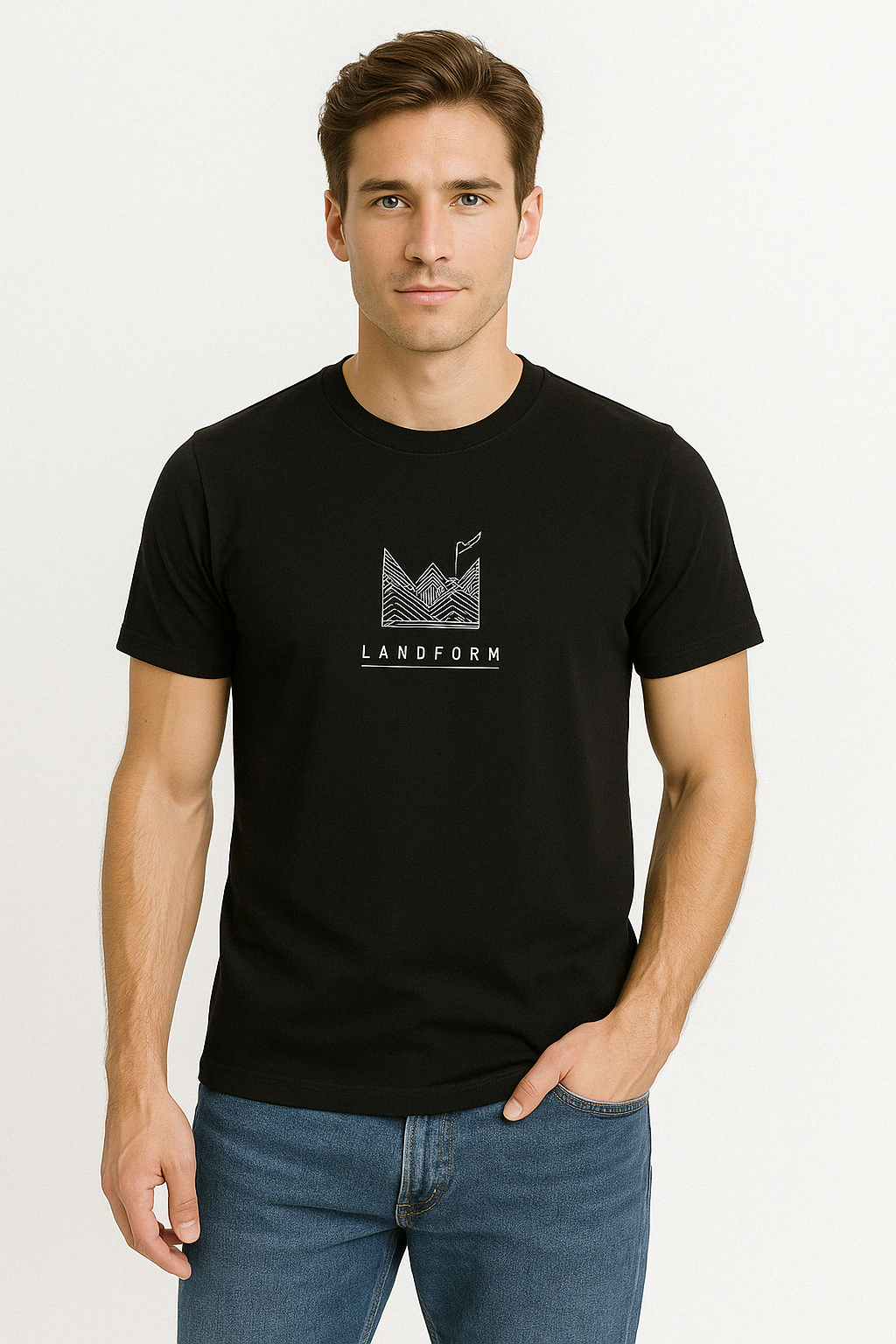 Rounded T-shirt For Men