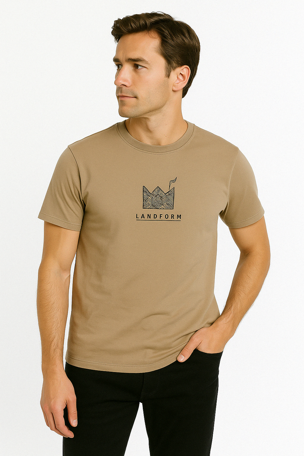 Rounded T-shirt For Men