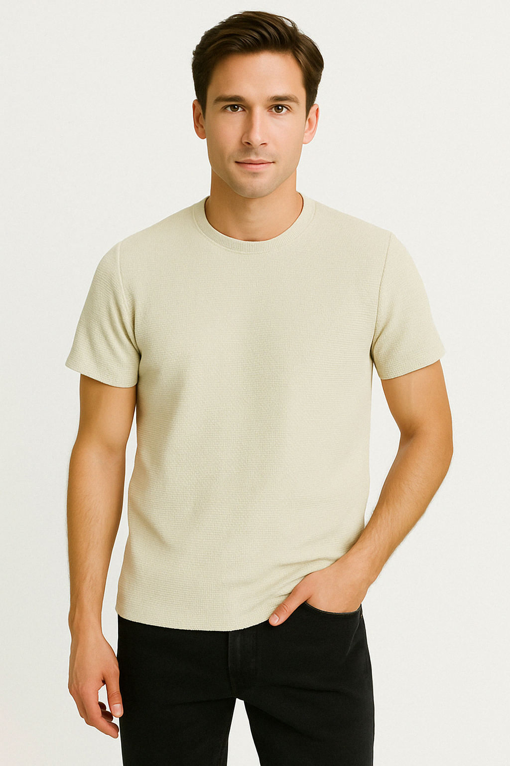 Rounded T-shirt For Men's
