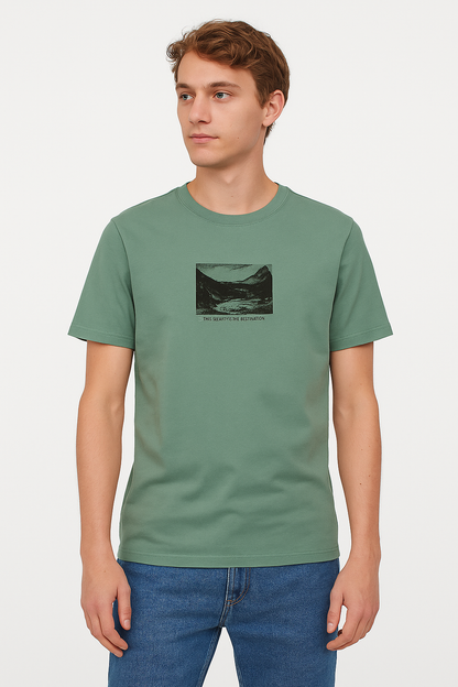 Rounded T-shirt For Men's